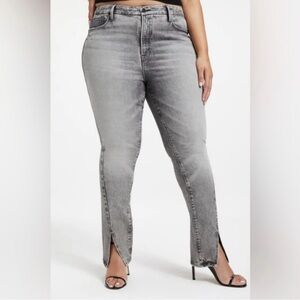 Good American Good Classic Gray Women Jeans